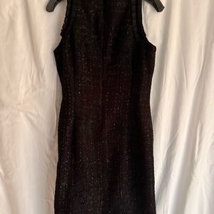 Sara Campbell Black Textured Mini Dress